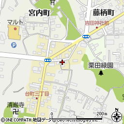 茨城県水戸市元台町1445-2周辺の地図