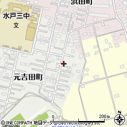 茨城県水戸市元吉田町2855-3周辺の地図