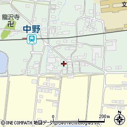 長野県上田市中野467-3周辺の地図