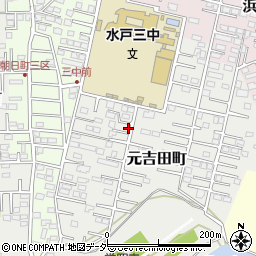 茨城県水戸市元吉田町2805-8周辺の地図