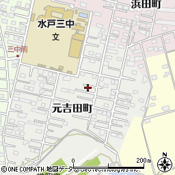 茨城県水戸市元吉田町2840周辺の地図