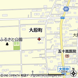 群馬県太田市大原町1605-2周辺の地図