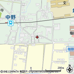 長野県上田市中野469周辺の地図