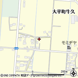 栃木県栃木市大平町牛久253周辺の地図