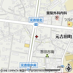 茨城県水戸市元吉田町77周辺の地図