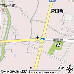 栃木県足利市菅田町500周辺の地図