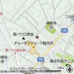 お料理お酒 きむら 軽井沢店周辺の地図