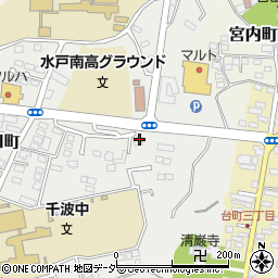 茨城県水戸市元吉田町554-5周辺の地図