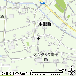 群馬県高崎市本郷町234周辺の地図