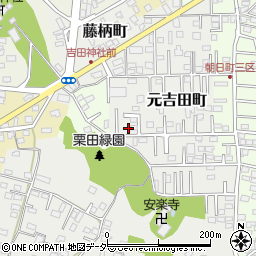 茨城県水戸市元吉田町3029-11周辺の地図