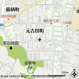 茨城県水戸市元吉田町3042-4周辺の地図