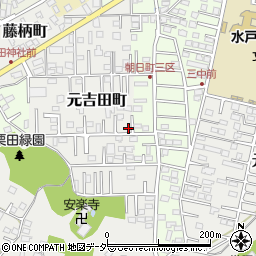 茨城県水戸市元吉田町3022-4周辺の地図