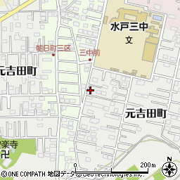 茨城県水戸市元吉田町2779-3周辺の地図