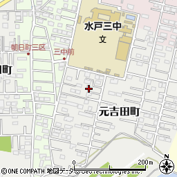 茨城県水戸市元吉田町2805-11周辺の地図