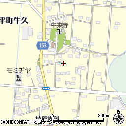 栃木県栃木市大平町牛久59周辺の地図