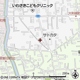 群馬県前橋市箱田町1306-1周辺の地図