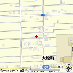 群馬県太田市大原町738-13周辺の地図