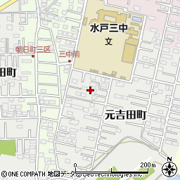 茨城県水戸市元吉田町2805-2周辺の地図