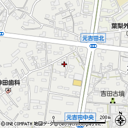 茨城県水戸市元吉田町82周辺の地図