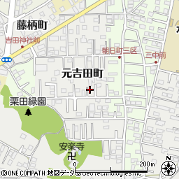 茨城県水戸市元吉田町3024周辺の地図