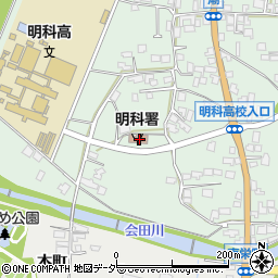 長野県安曇野市明科東川手潮271-4周辺の地図