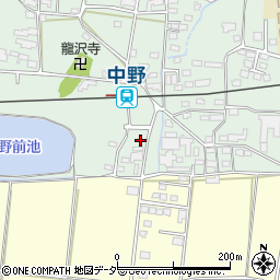 長野県上田市中野490-18周辺の地図