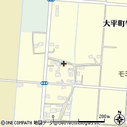 栃木県栃木市大平町牛久234周辺の地図