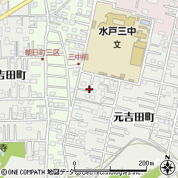 茨城県水戸市元吉田町2778-7周辺の地図