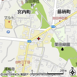 茨城県水戸市元台町1452-1周辺の地図
