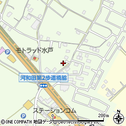 茨城県水戸市河和田町308周辺の地図