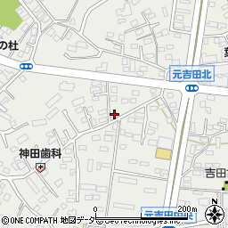 茨城県水戸市元吉田町43-2周辺の地図