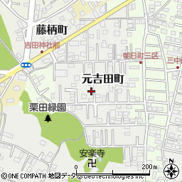 茨城県水戸市元吉田町3027周辺の地図