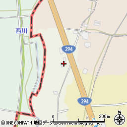 茨城県筑西市口戸177周辺の地図