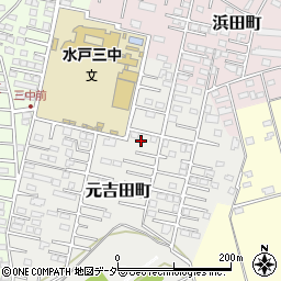 茨城県水戸市元吉田町2842周辺の地図
