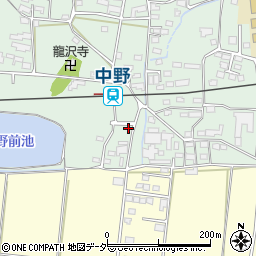 長野県上田市中野490-20周辺の地図