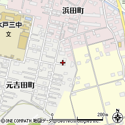 茨城県水戸市元吉田町2861周辺の地図
