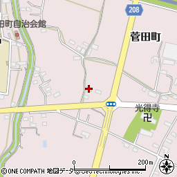 栃木県足利市菅田町504周辺の地図