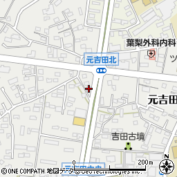 茨城県水戸市元吉田町78-1周辺の地図