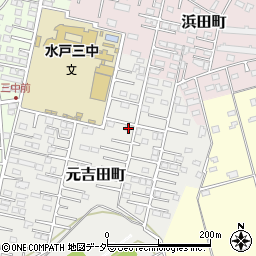 茨城県水戸市元吉田町2842-3周辺の地図