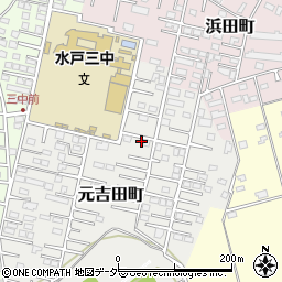 茨城県水戸市元吉田町2842-1周辺の地図