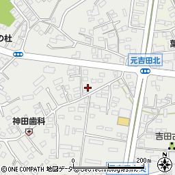 茨城県水戸市元吉田町44周辺の地図