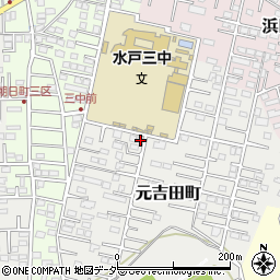 茨城県水戸市元吉田町2807-5周辺の地図