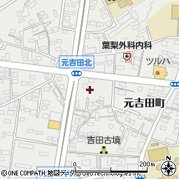茨城県水戸市元吉田町76周辺の地図