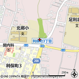 栃木県足利市菅田町79周辺の地図