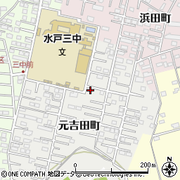 茨城県水戸市元吉田町2842-2周辺の地図