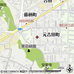 茨城県水戸市元吉田町3029-5周辺の地図