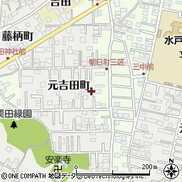 茨城県水戸市元吉田町3022-2周辺の地図