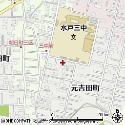 茨城県水戸市元吉田町2807-1周辺の地図