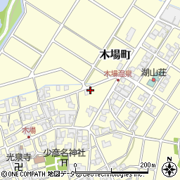 石川県小松市木場町（マ）周辺の地図