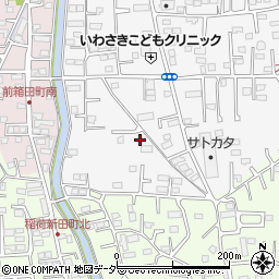 群馬県前橋市箱田町1313-14周辺の地図